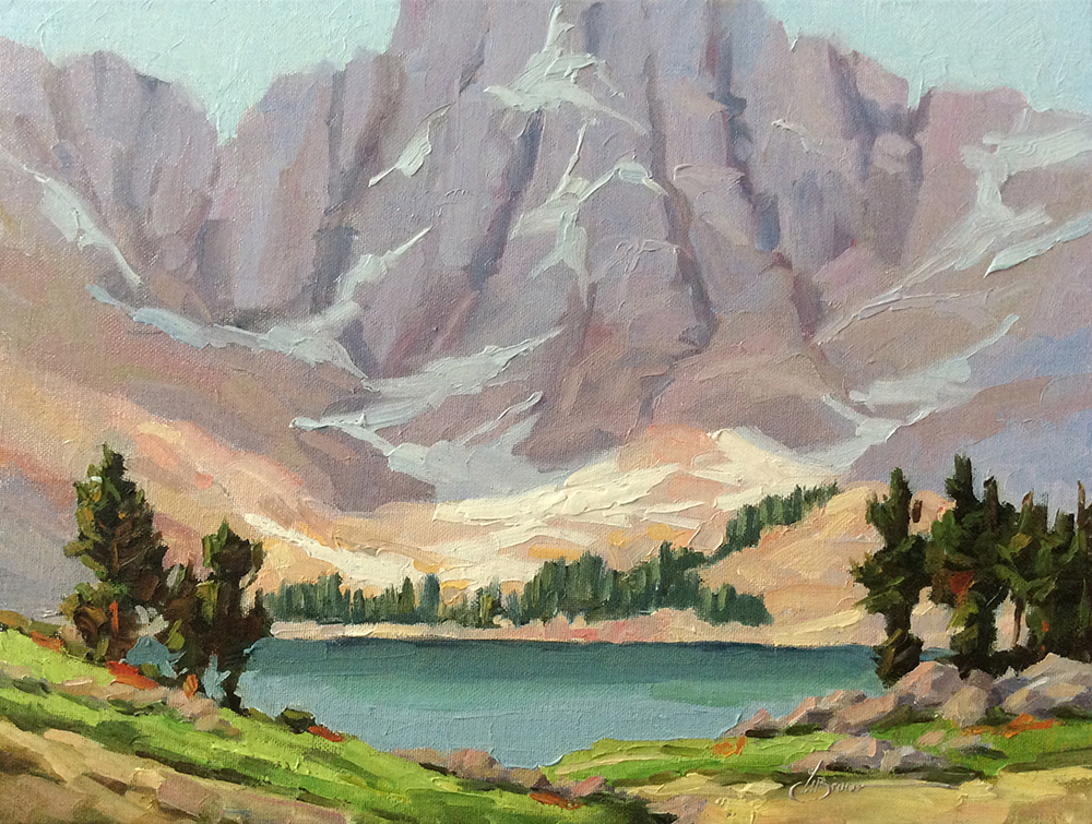 1000x755 Tom Brown Fine Art Sierra Nevada Mountains, 16x12 Inch Oil - Sierra Nevada Painting