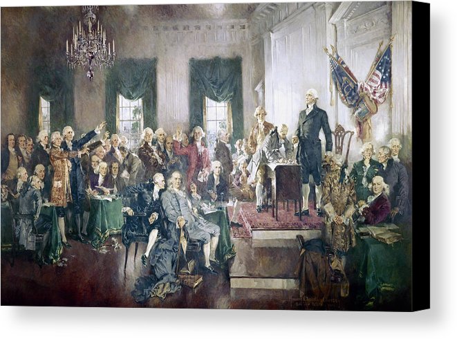661x490 Scene - Signing Of The Constitution Painting