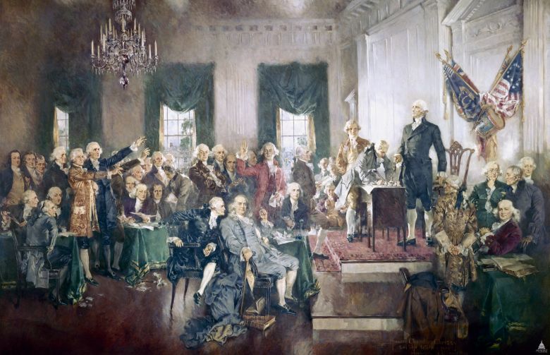 780x503 Signing Of The Constitution Architect Of The Capitol United - Signing Of The Constitution Painting