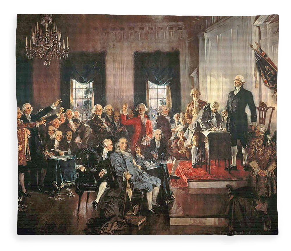 1000x860 The Signing Of The Constitution Of The United States In 1787 - Signing Of The Constitution Painting