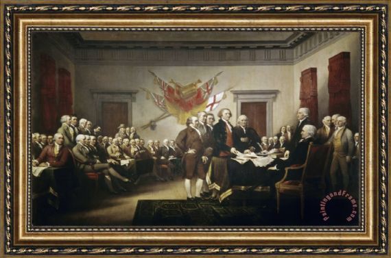 Signing Of The Declaration Of Independence Painting at PaintingValley ...