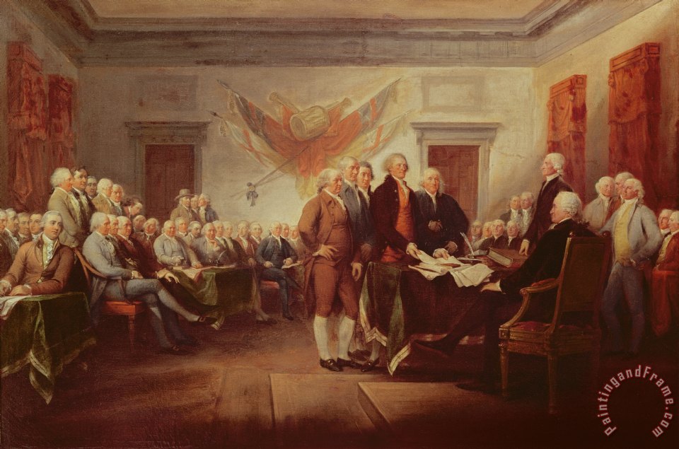 960x635 John Trumbull Signing The Declaration Of Independence Painting - Signing Of The Declaration Of Independence Painting
