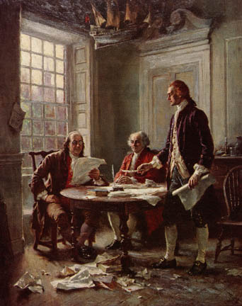 342x432 Declaration Of Independence - Signing Of The Declaration Of Independence Painting