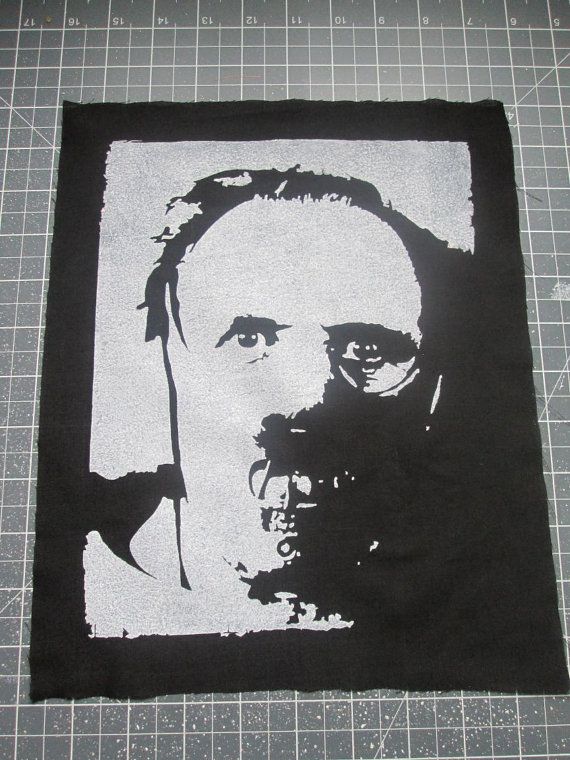 570x760 Hannibal Lecter Back Patch - Silence Of The Lambs Painting