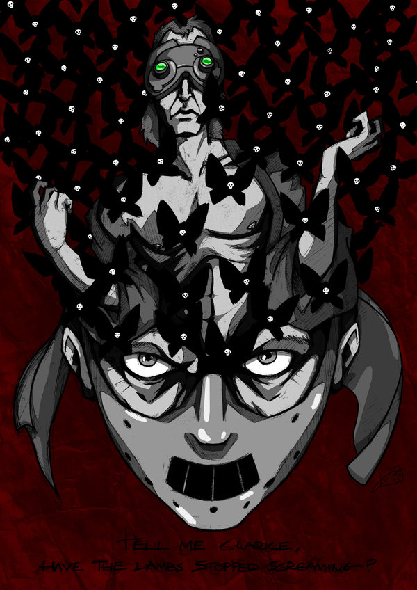 600x848 The Silence Of The Lambs By Deusartmachina - Silence Of The Lambs Painting