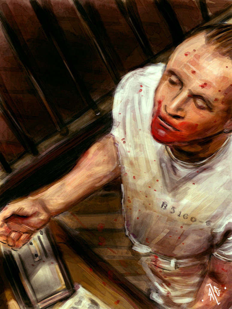 774x1032 Hannibal Lecter - Silence Of The Lambs Painting