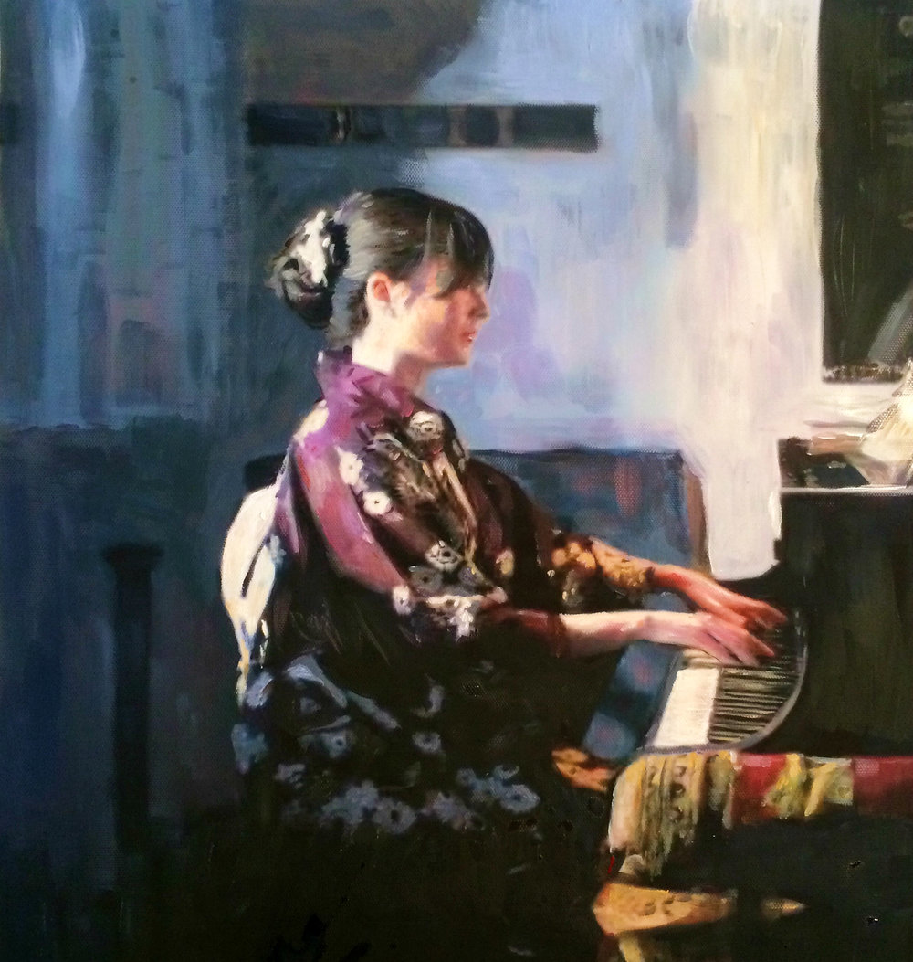 1000x1053 Painting Silence William Joseph Oxer F.r.s.a. - Silence Painting