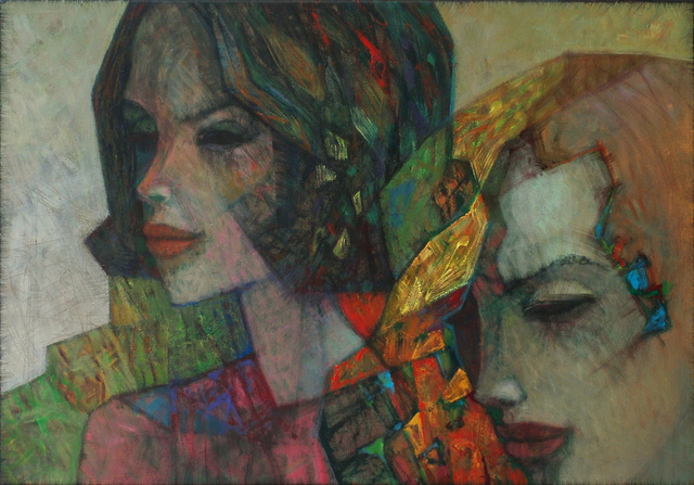 640x447 Robert Pelles Artwork Silence Original Painting Acrylic - Silence Painting