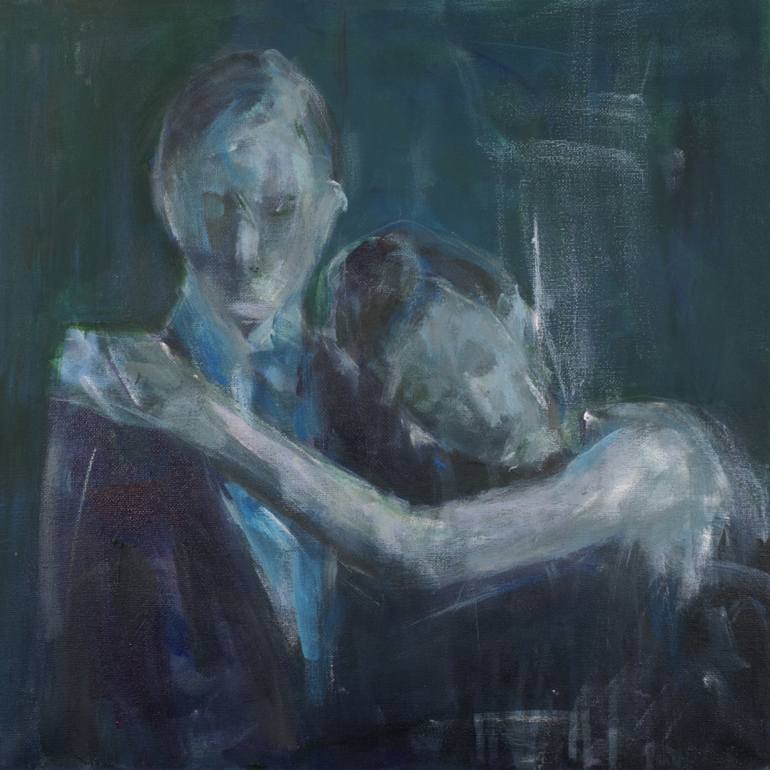 770x770 Saatchi Art Love The Silence Painting By Pille Ernesaks - Silence Painting