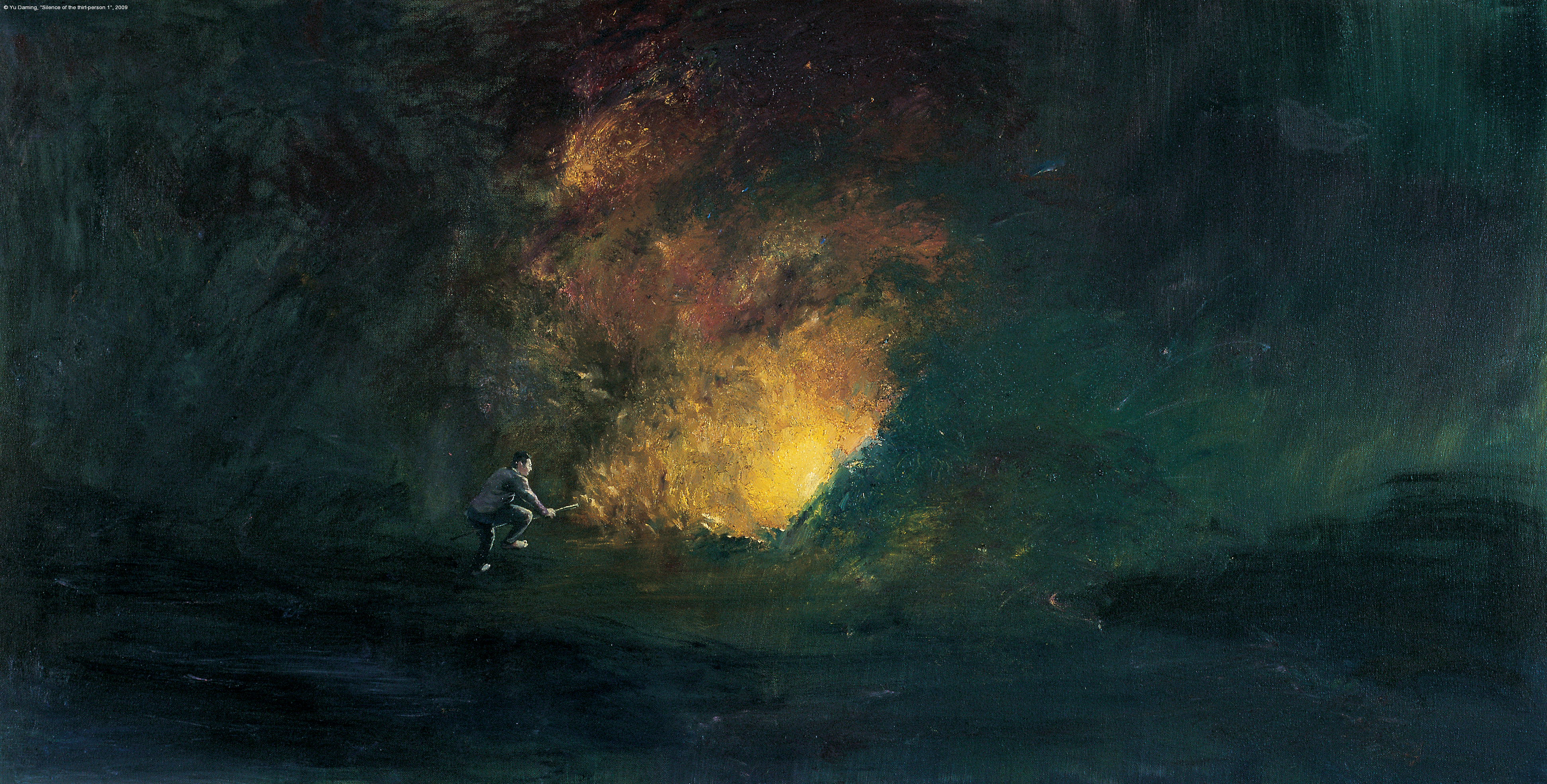 3887x1971 Artdoxa - Silence Painting