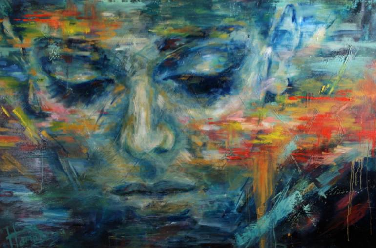 770x509 Saatchi Art The Silence Of Julia Painting By Evelyn Hamilton - Silence Painting