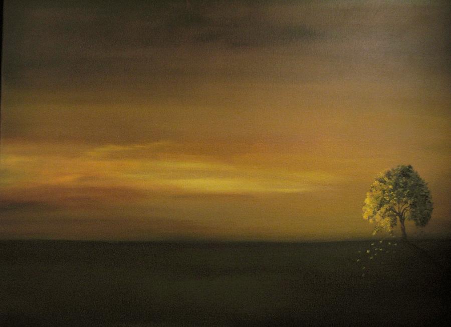 900x653 Silence Is Golden Painting By Carol Sweetwood - Silence Painting