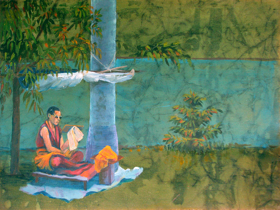 900x674 Silence Painting By Art Nomad Sandra Hansen - Silence Painting