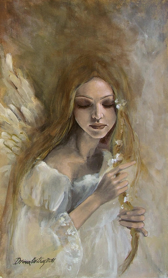 545x900 Silence Painting By Dorina Costras - Silence Painting