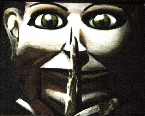 600x481 Dead Silence Painting By O0inkblot0o - Silence Painting