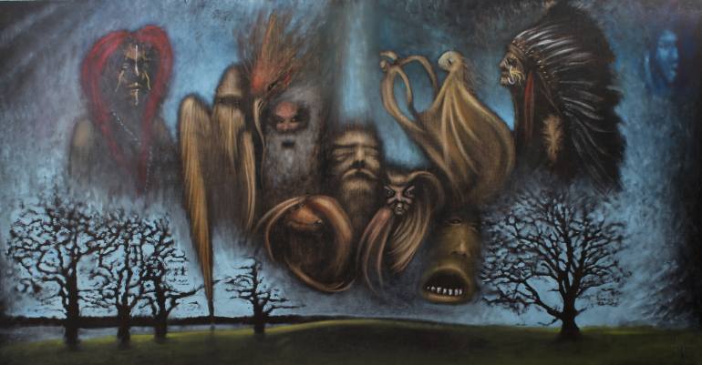 770x401 Saatchi Art Silent Hill Painting By Gyula - Silent Hill Painting