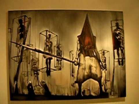 480x360 The Real Silent Hill 2 Pyramid Head Painting! - Silent Hill Painting