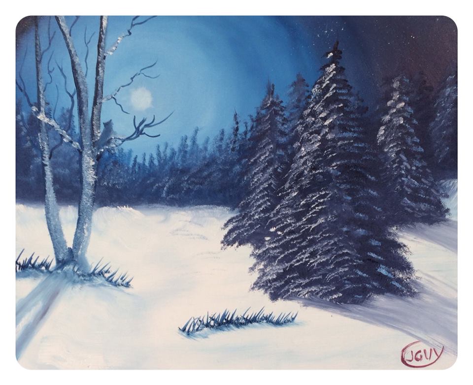 Silent Night Painting at PaintingValley.com | Explore collection of ...