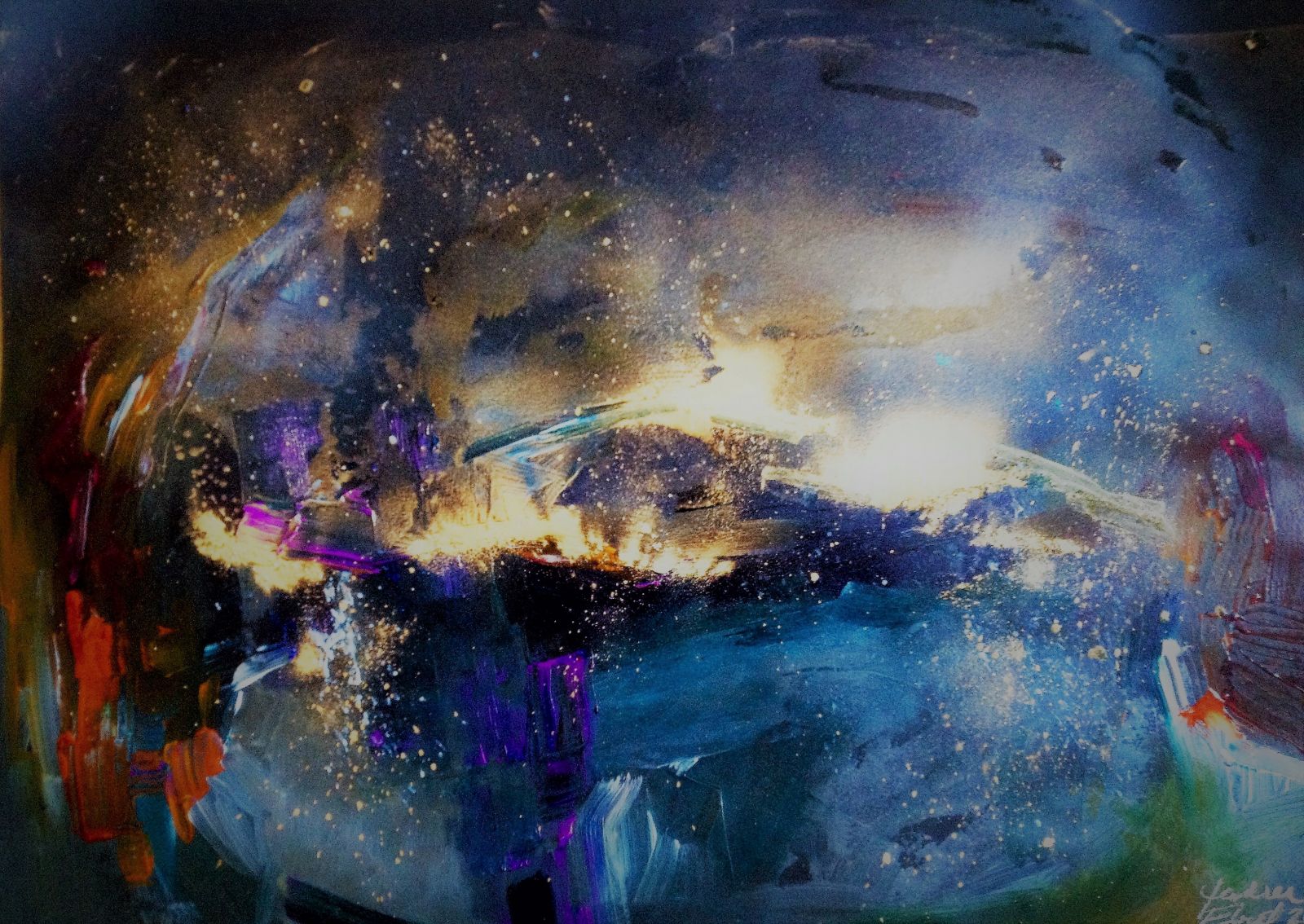 1600x1134 Paintings In Prague For Sale - Silent Night Painting