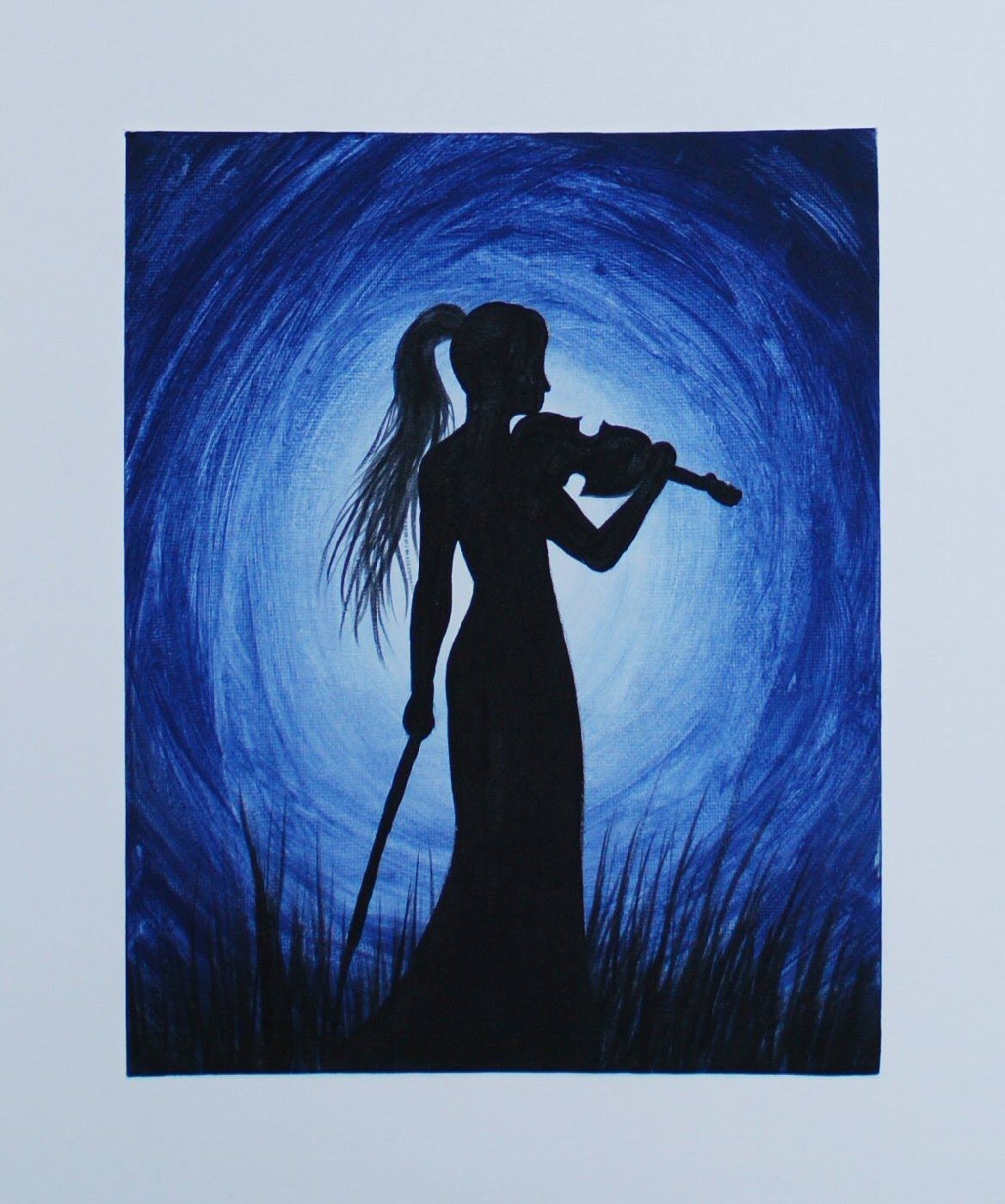 Silhouette Painting At Explore Collection Of