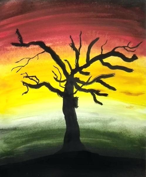 Silhouette Painting Artists at PaintingValley.com | Explore collection ...