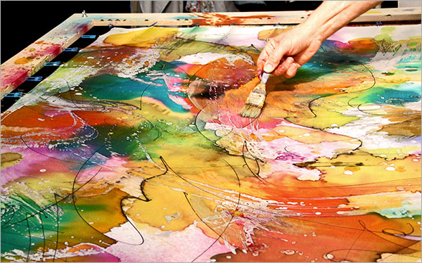 600x374 Silk Painting Workshop By Rashmi Agarwal Qatar Living Events - Silk Painting Artists