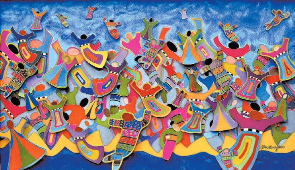 590x341 Artists Michael Lewis Amp Jane Lewis Of Easy Street Studios In Plant - Silk Painting Artists