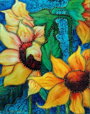 314x400 A Textil Silk. Textil - Silk Painting Artists