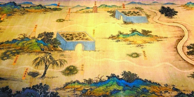 400x200 Ancient Silk Road Map Donated To Palace Museum - Silk Road Painting