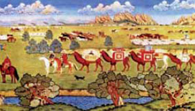 285x163 Pearl Of The Ancient Grasslands Silk - Silk Road Painting