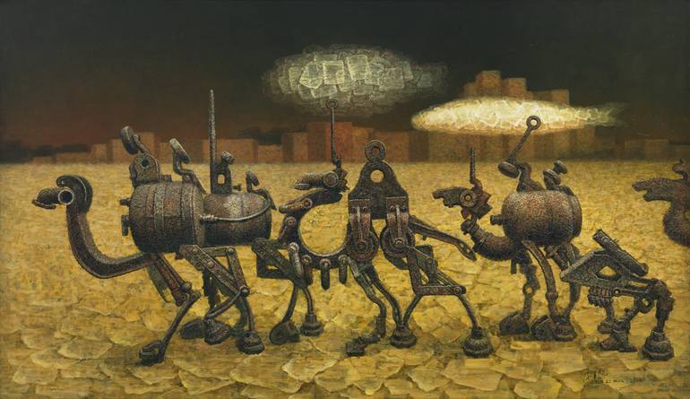 770x445 Saatchi Art Silk Road Limited Edition (Original Painting Poa - Silk Road Painting