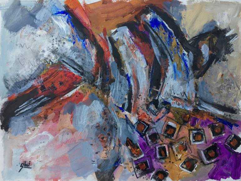 770x578 Saatchi Art Silk Road To Syria! Painting By Suhair Sibai - Silk Road Painting