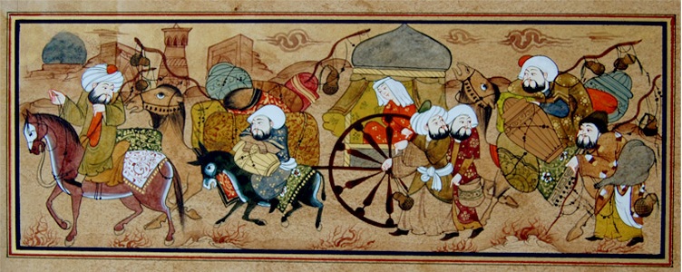 752x300 The Silk Roads On Emaze - Silk Road Painting