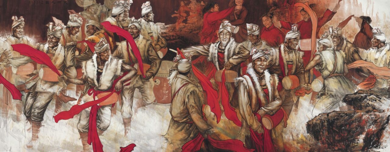 1280x501 Silk Road Painting People - Silk Road Painting