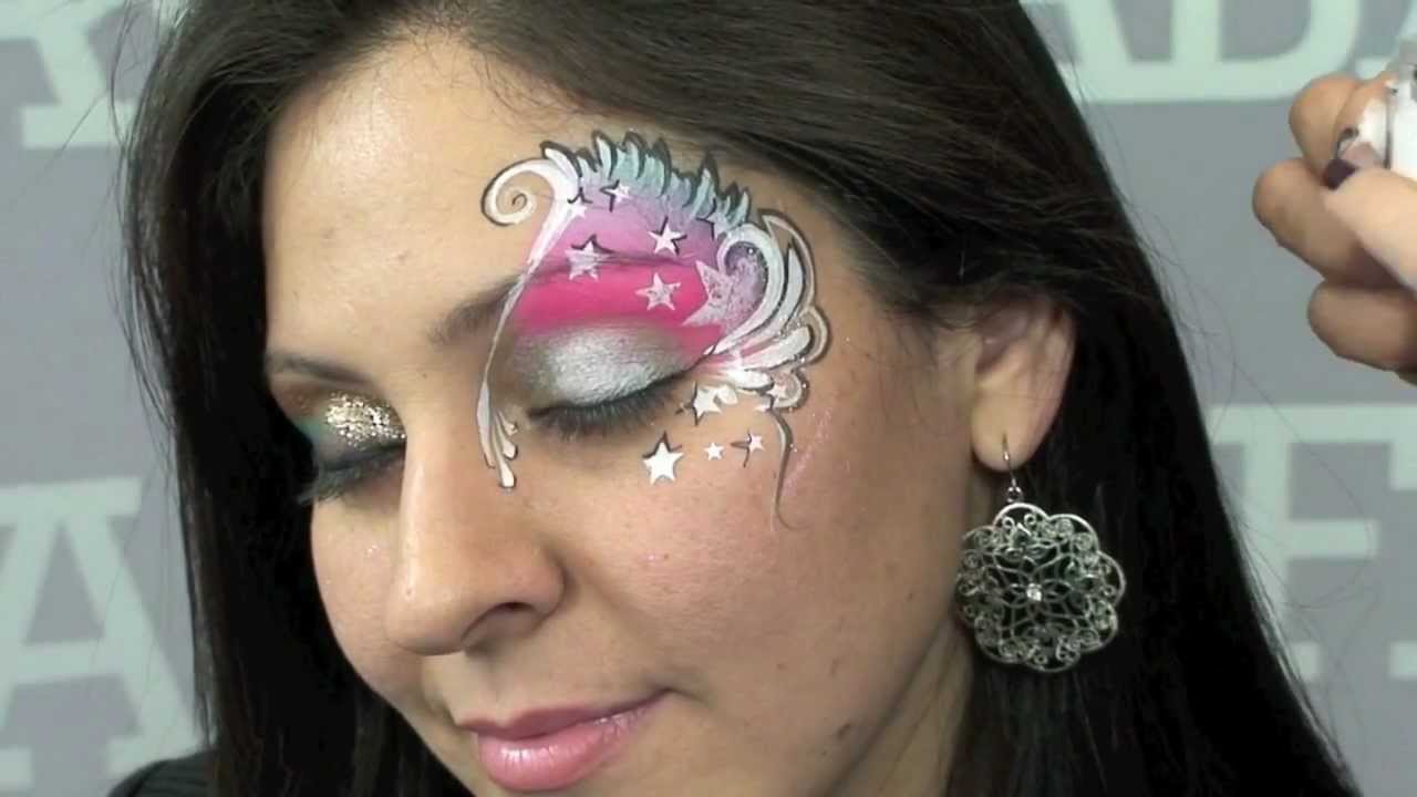1280x720 Pink Eyes - Silly Face Painting