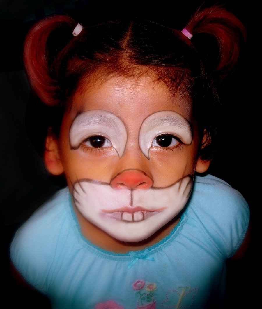 900x1058 Silly Rabbit Face Paint By Aneix Ladylioness - Silly Face Painting