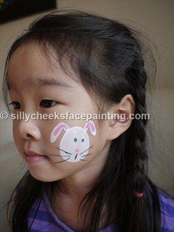 338x451 Bunny Face Paint - Silly Face Painting