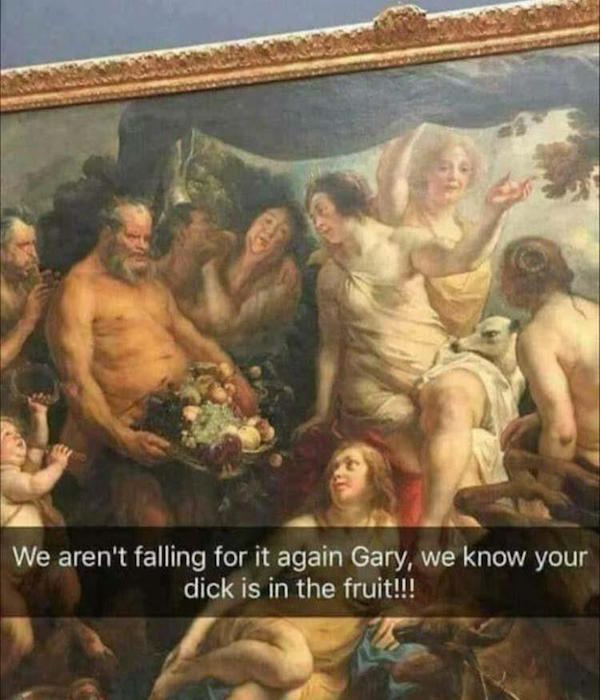 600x700 Silly Pictures Of Dick In Fruit Painting - Silly Painting