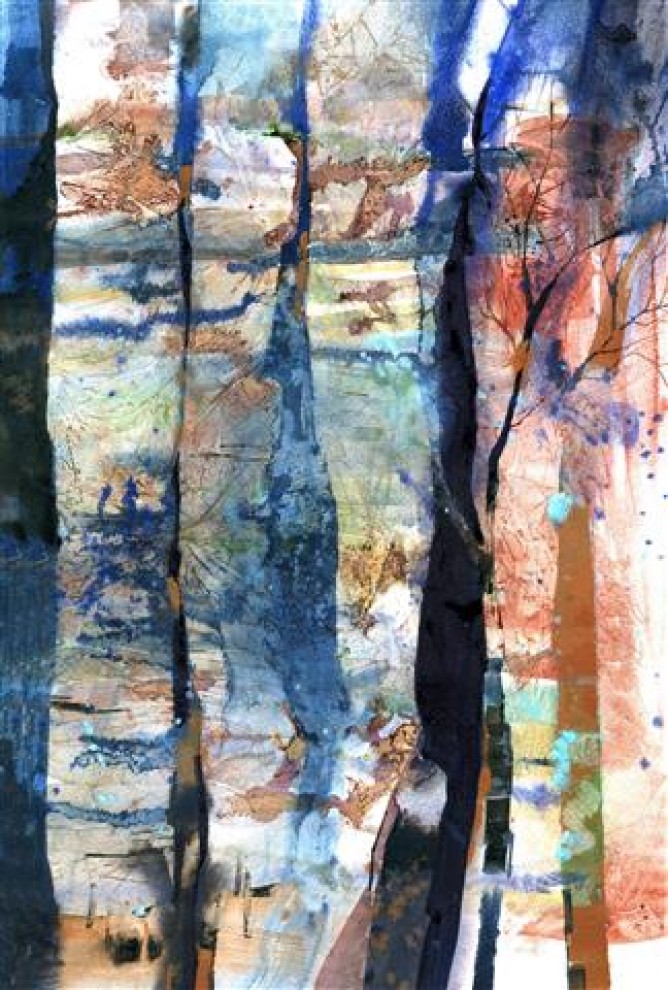 668x990 Lorna Kirin - Silver Birch Painting