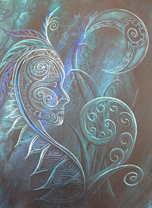 220x300 Silver Fern Paintings Fine Art America - Silver Fern Painting