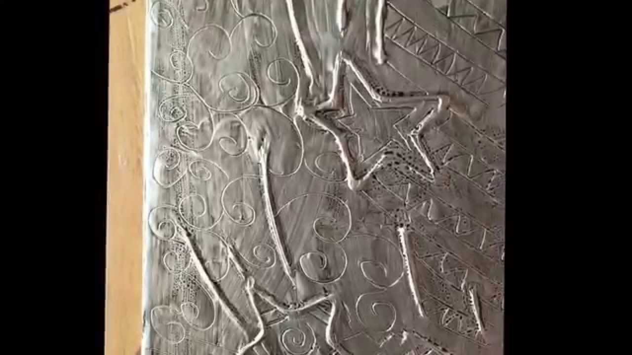 1280x720 How To Make - Silver Foil Painting