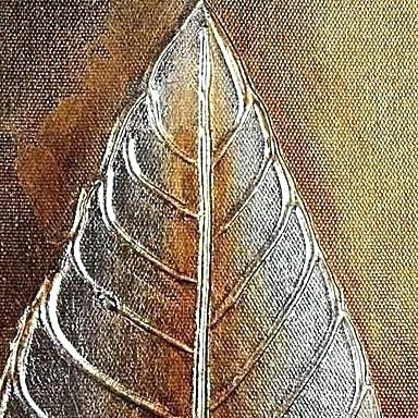 384x384 Gold And Silver Painting Gold And Silver Painting Hand Painted - Silver Foil Painting
