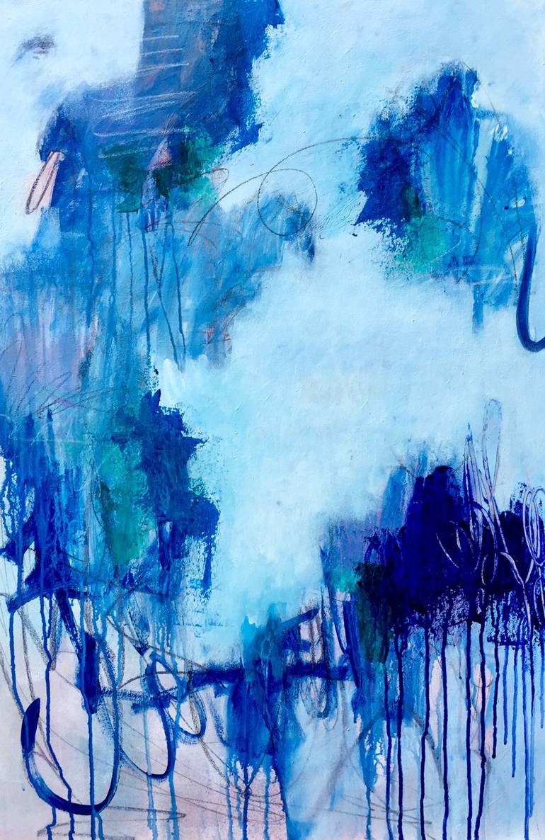 770x1186 Saatchi Art Silver Lining Painting By Bryan Jernigan - Silver Lining Painting