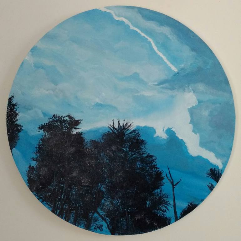 770x768 Saatchi Art Silver Lining Painting By Apurva Subiah - Silver Lining Painting