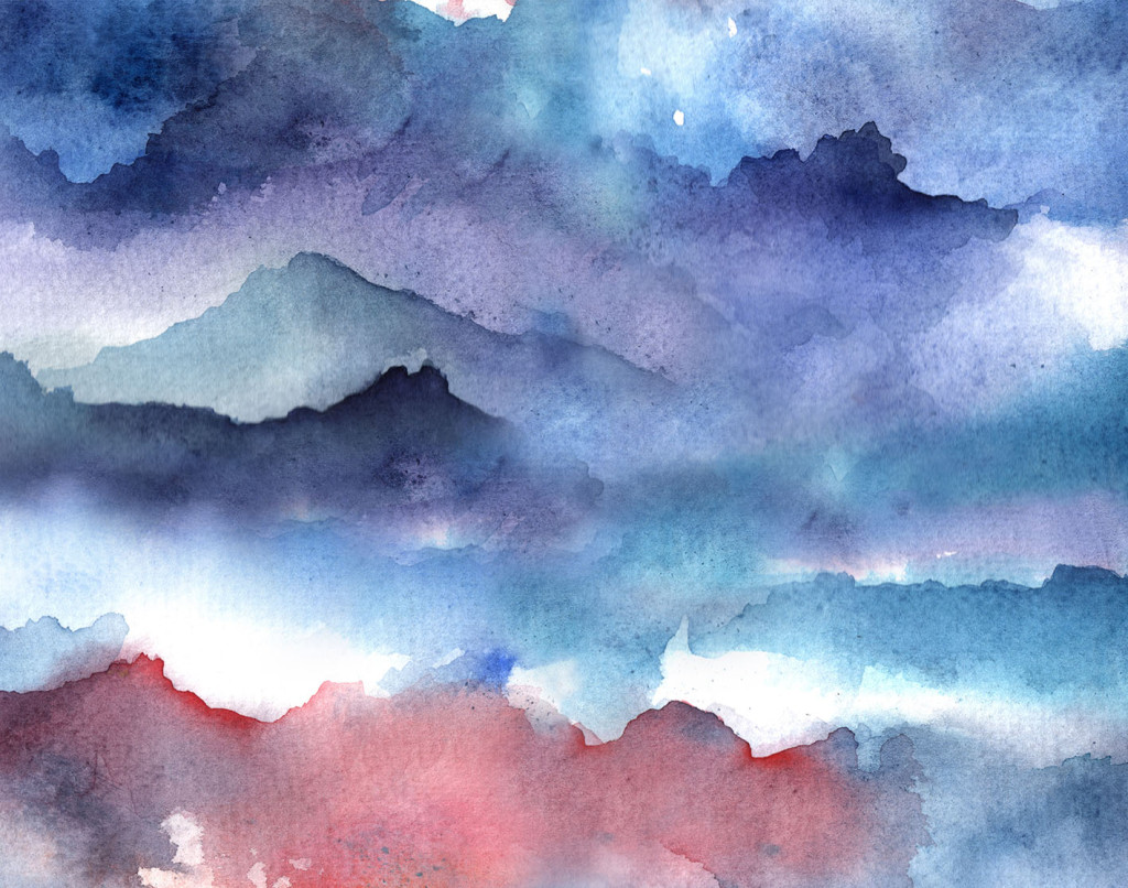 1024x806 Every Cloud Has A Silver Lining (Even Sometimes A Divorce Cloud - Silver Lining Painting