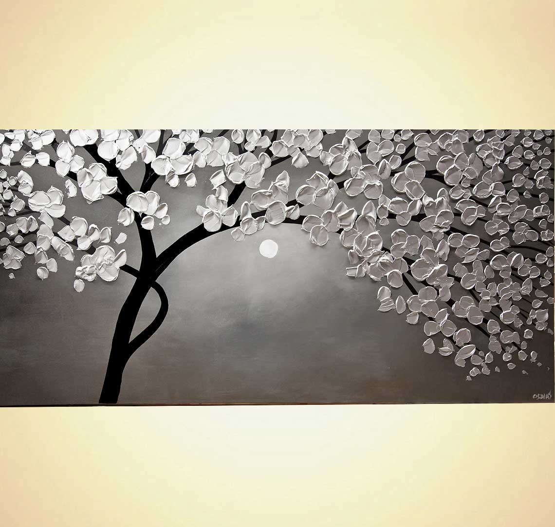 1140x1083 Painting - Silver Painting