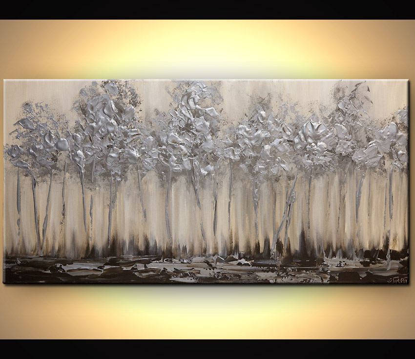 850x735 Painting - Silver Painting