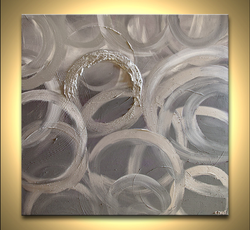 850x781 Painting - Silver Painting