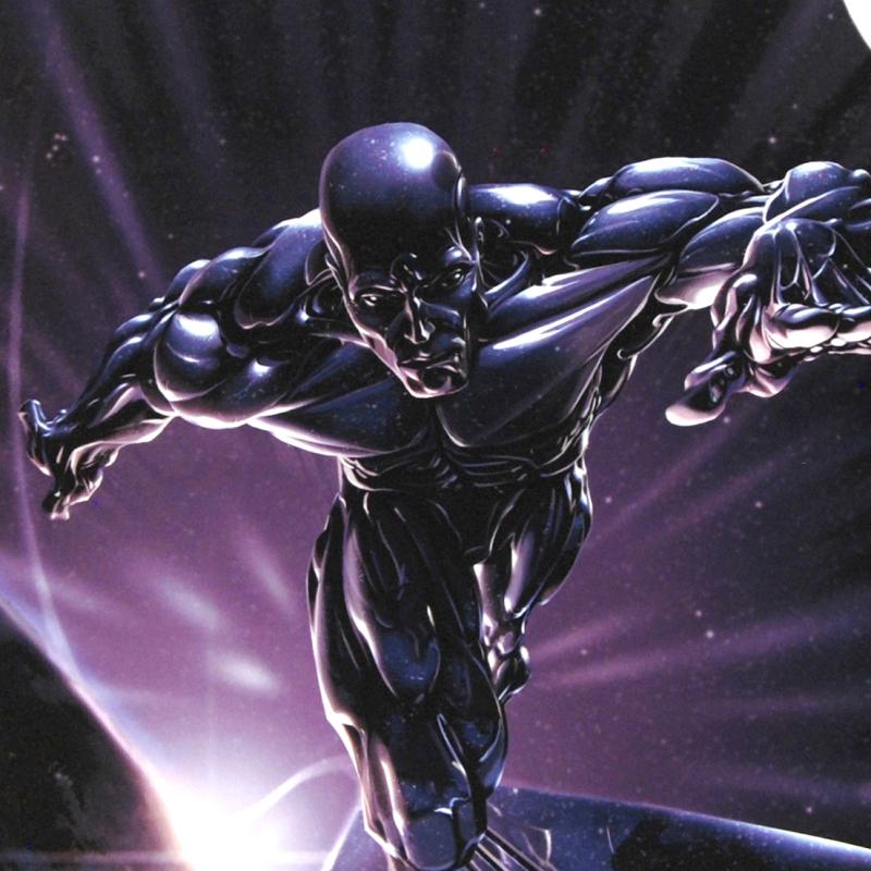 800x800 Silver Surfer - Silver Surfer Painting