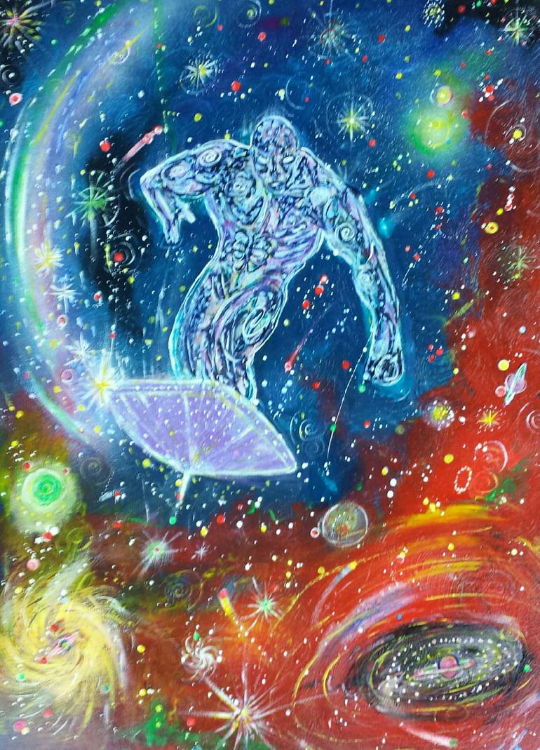 770x1069 Saatchi Art Silver Surfer - Silver Surfer Painting